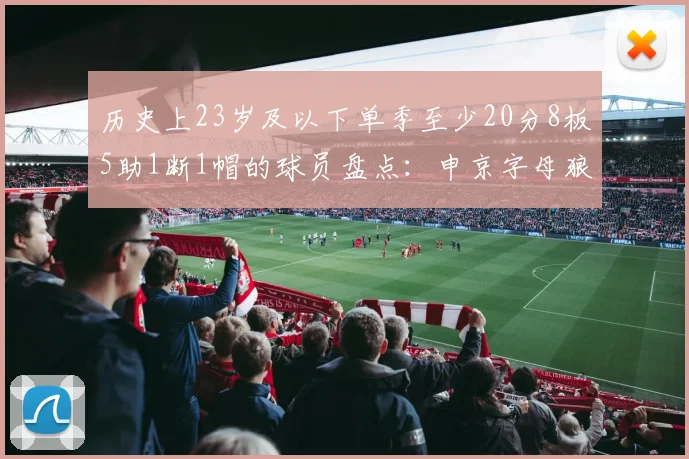 历史上23岁及以下单季至少20分8板5助1断1帽的球员盘点：申京字母狼王等人
